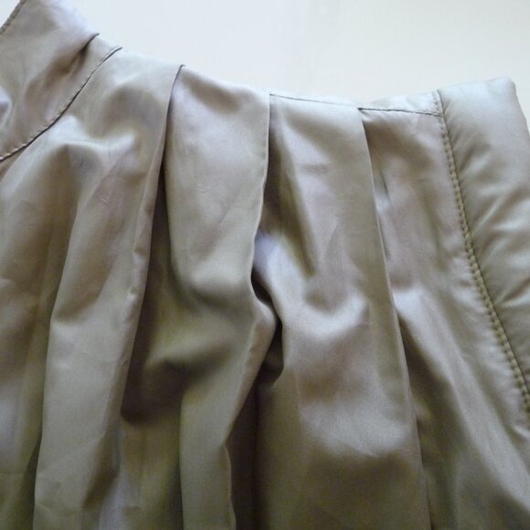 C.P. VINTAGE 80s UNIQUE SAGE /shiny/COLOR TRENCHCOAT SIZE EU 40 - Picture 4 of 10